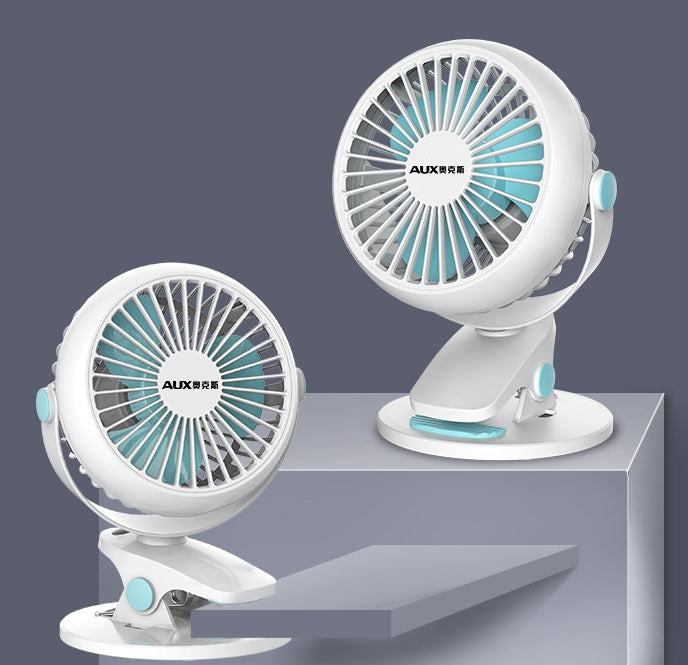 Portable Mini Desktop Fan Silent High Wind Power Cordless Rechargeable Fan Cooler Small Fan For Students Office Gifts