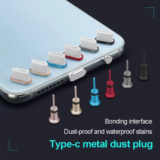 Mobile Phone Accessories Type-C Dust Plug Charm Phone Accessories Mobile Accessory Gadget Type-C Cap Covers Dustproof Earphone