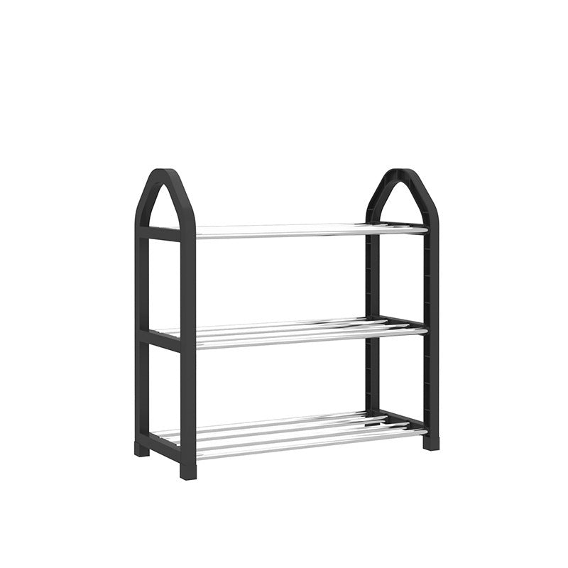 Black Simple Multi-layer Assembly Shoe Rack